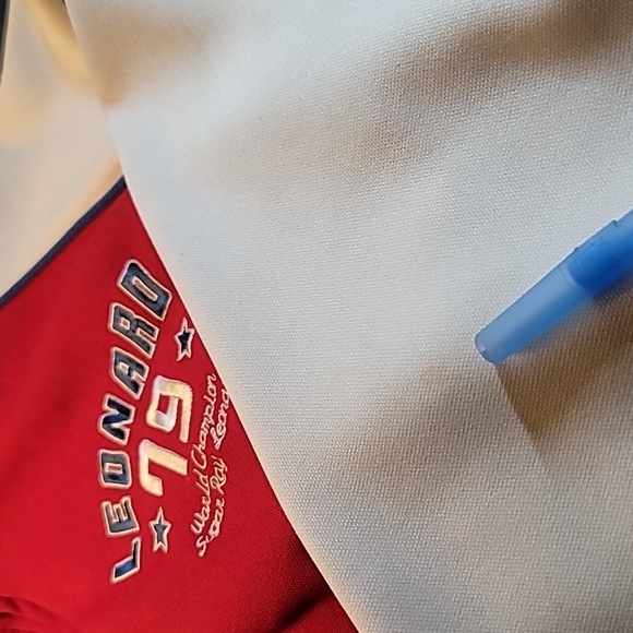 Everlast Heritage Sugar Ray Leonard Bomber Jacket 1979 World Champion Red Sz L - Picture 15 of 15